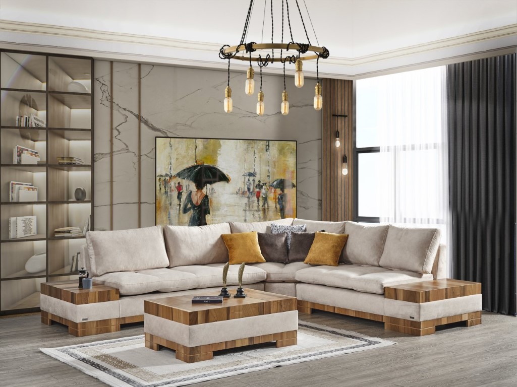 Pırlanta Corner Sofa Set