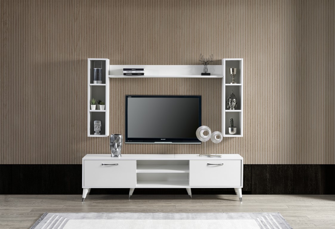 Plus Tv Stand With Shelf