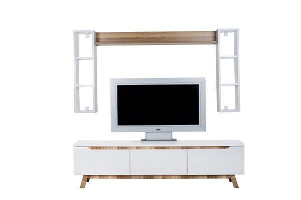 Vemo White Tv Stand