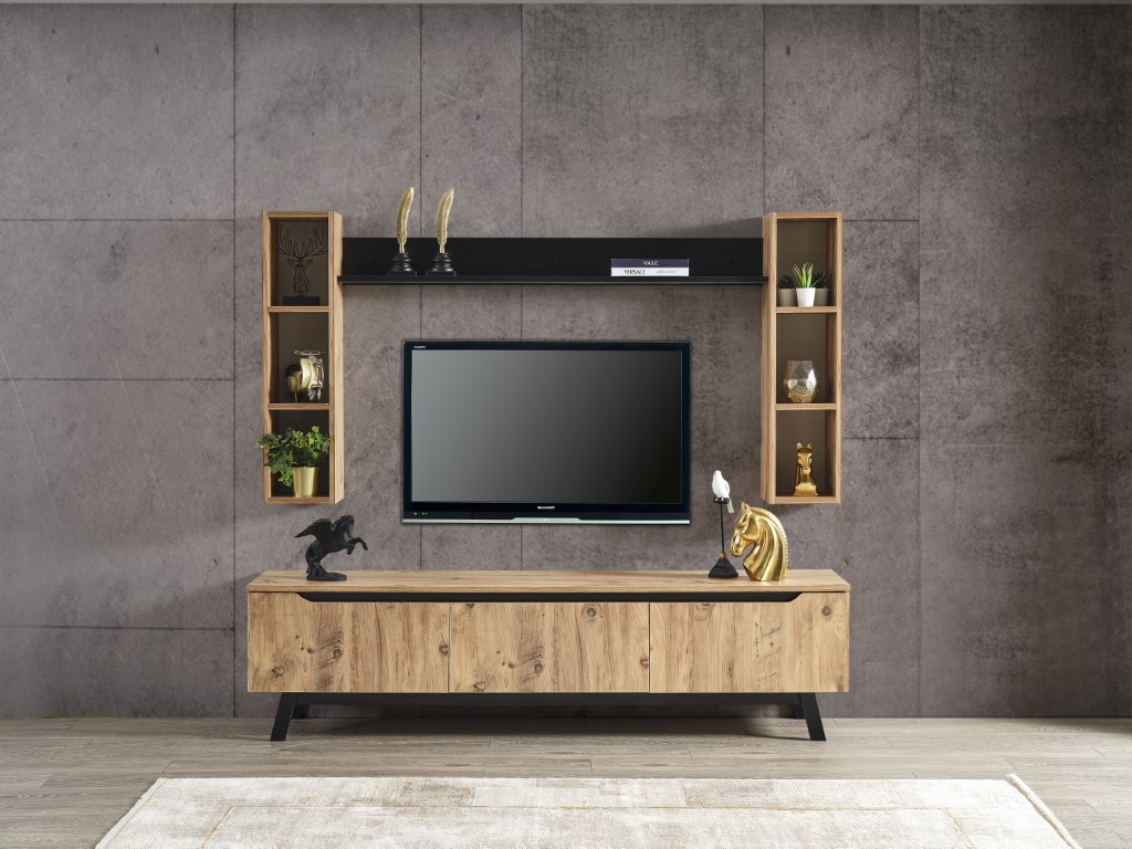 Vemo Atlantik Çam Tv Stand